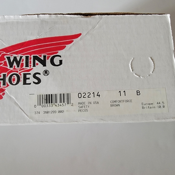 Redwing Safety Boots Pecos 11B Mens - Picture 4 of 4